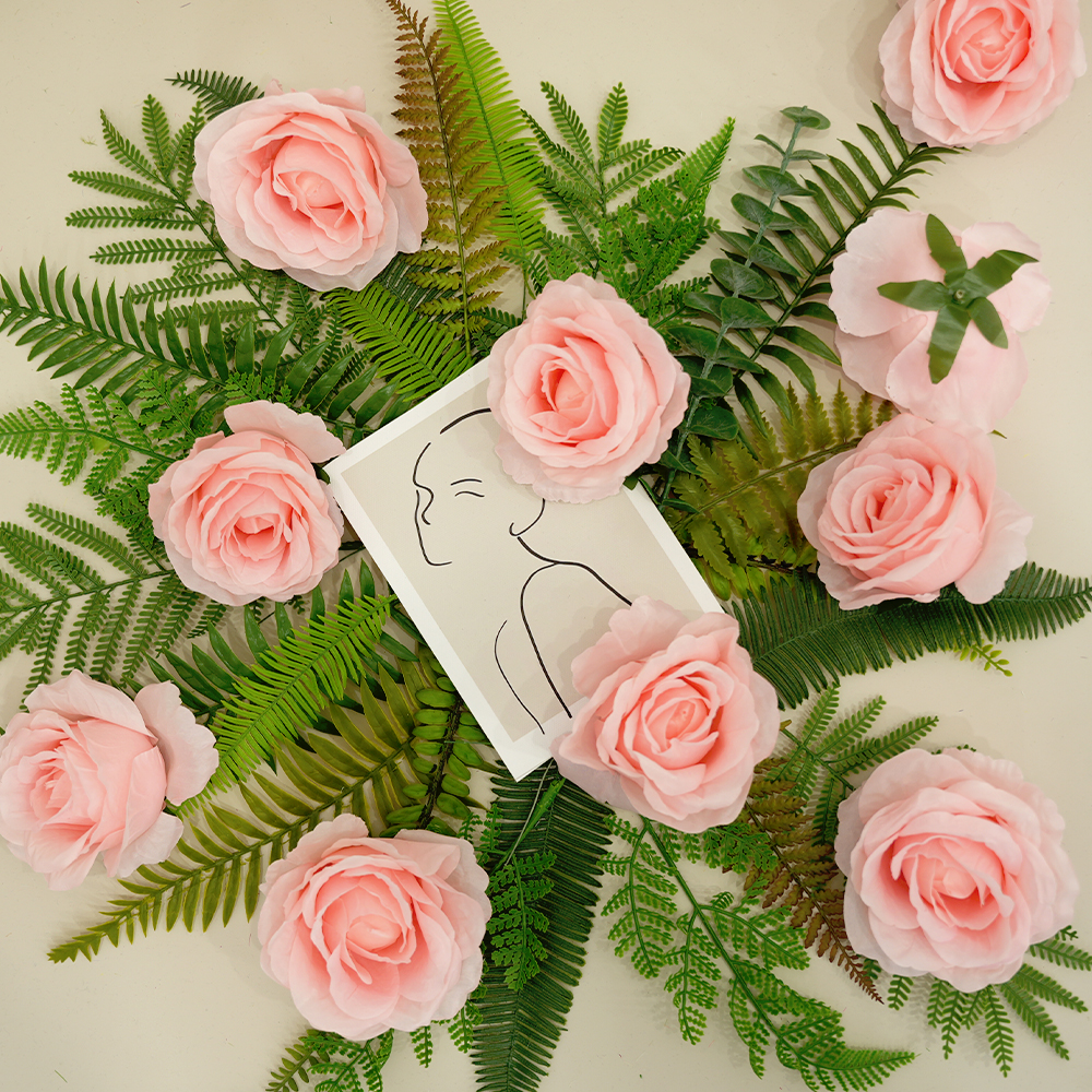 21 Artificial Anna flower head