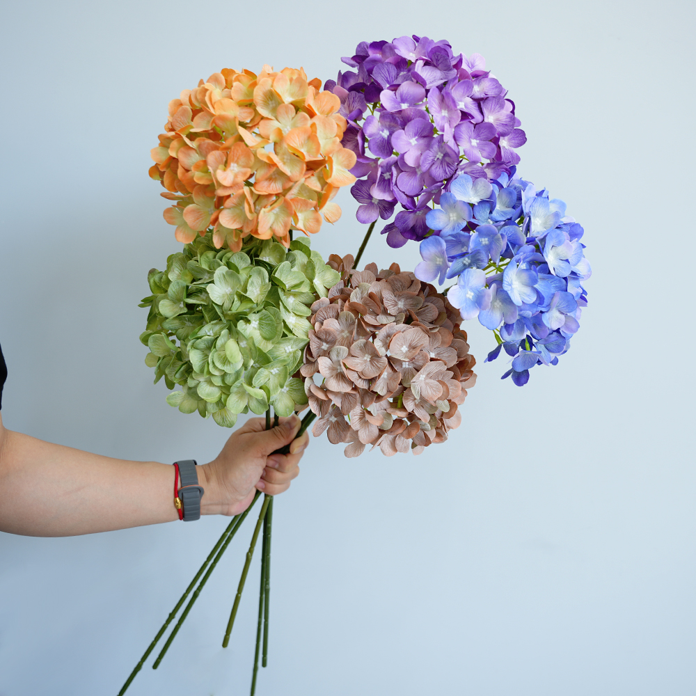 5 Artificial flowers hydrangea