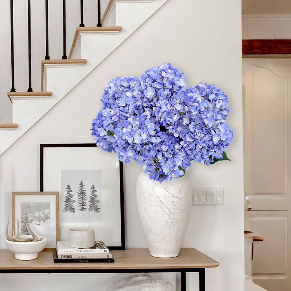 Artificial hydrangea flowers