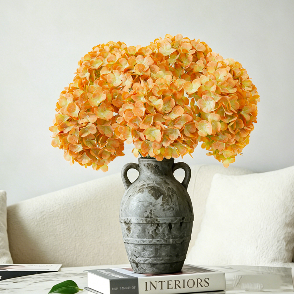 5 Artificial flowers hydrangea