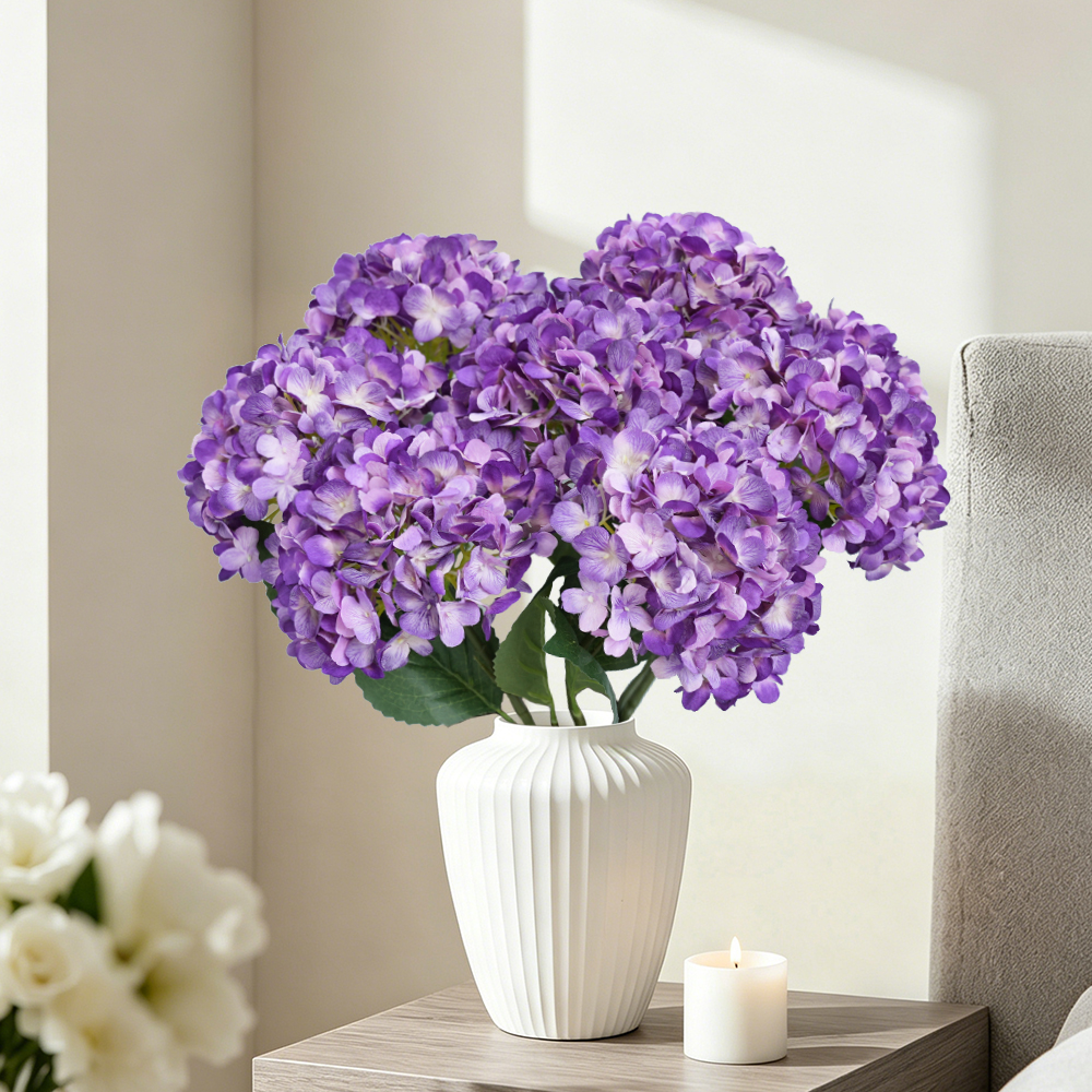 13 Artificial hydrangea flowers