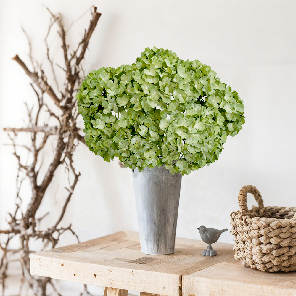 5 Artificial flowers hydrangea