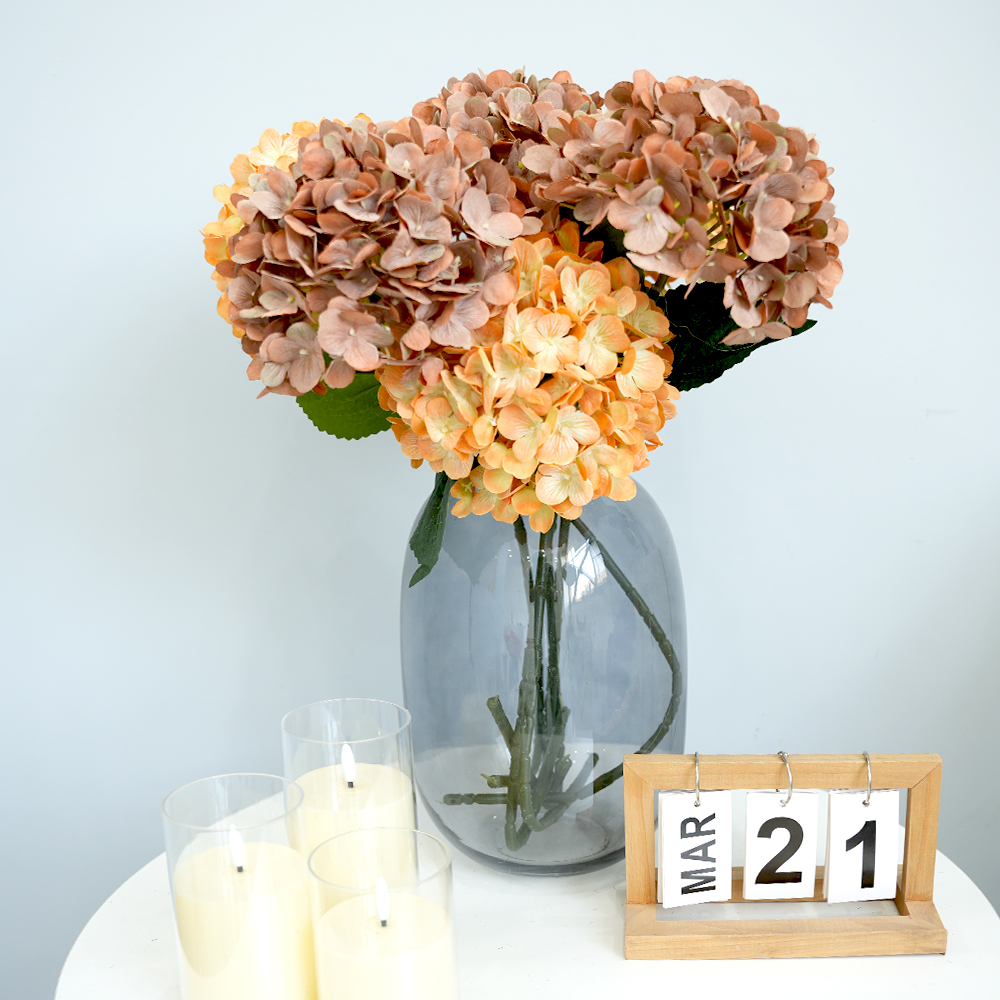 Artificial hydrangea flowers